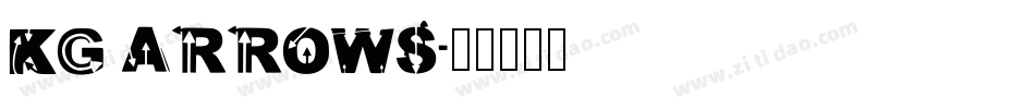 KG Arrows字体转换